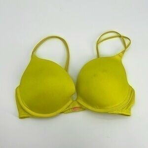 UEC Victoria’s Secret peridot underwire push up bra from the Very Sexy line 34C